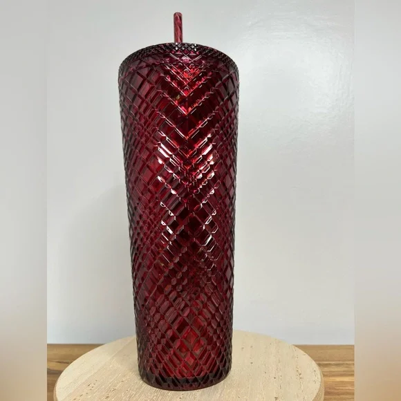 Starbucks Holiday 2022 Limited Iridescent Jeweled Tumbler Venti Red - Picture 3 of 5